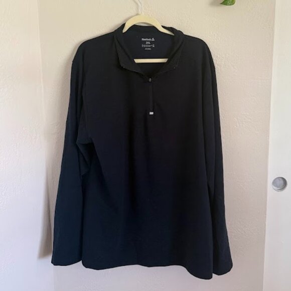 Reebok Black Quarterzip - Picture 1 of 4